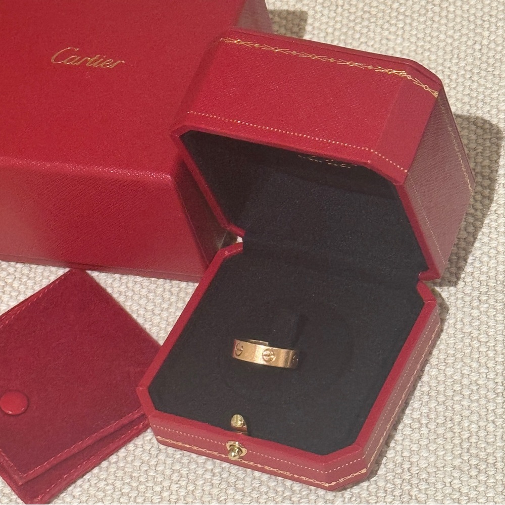 Cartier love ring classic model - rose gold